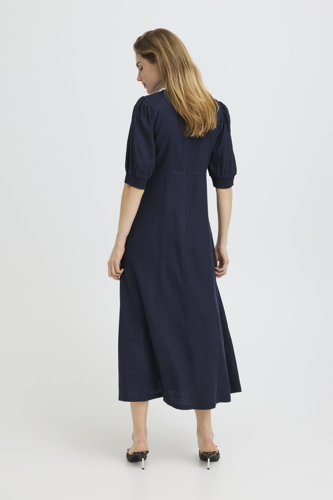 PZLUCA LONG DRESS - Dark Sapphire