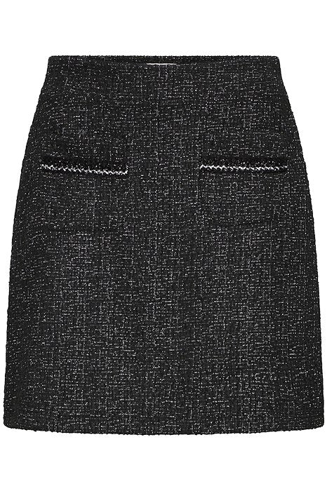 BYPANTHEA SHORT SKIRT - Meteorite