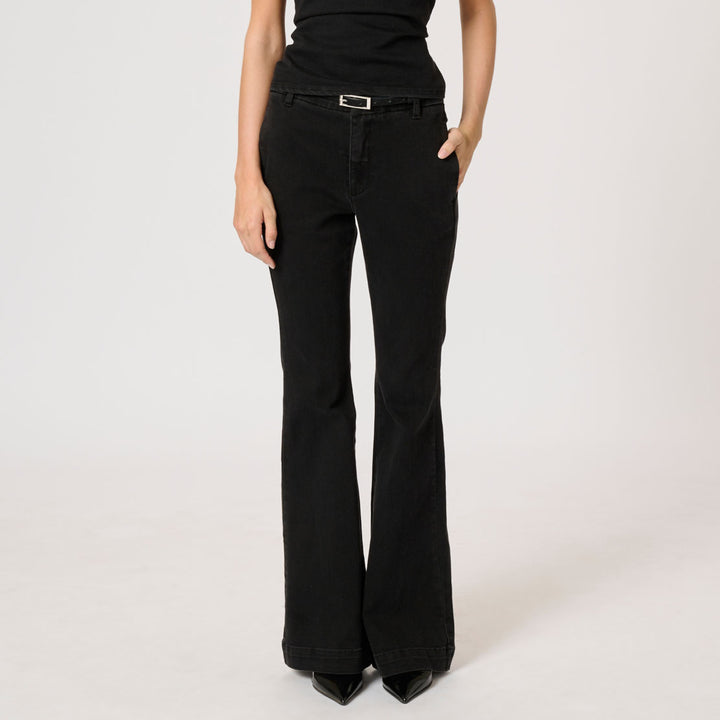 Ayo 170 High Bootcut Y - Black Wash
