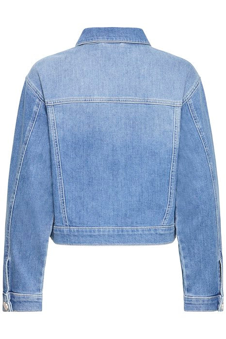 PZANNI JACKET - Medium blue denim