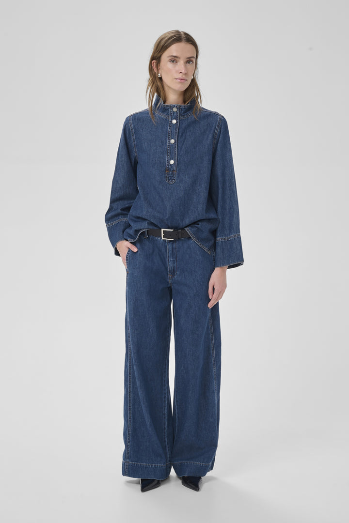 Hilma 171 X-Wide Pant - Medium Blue Wash