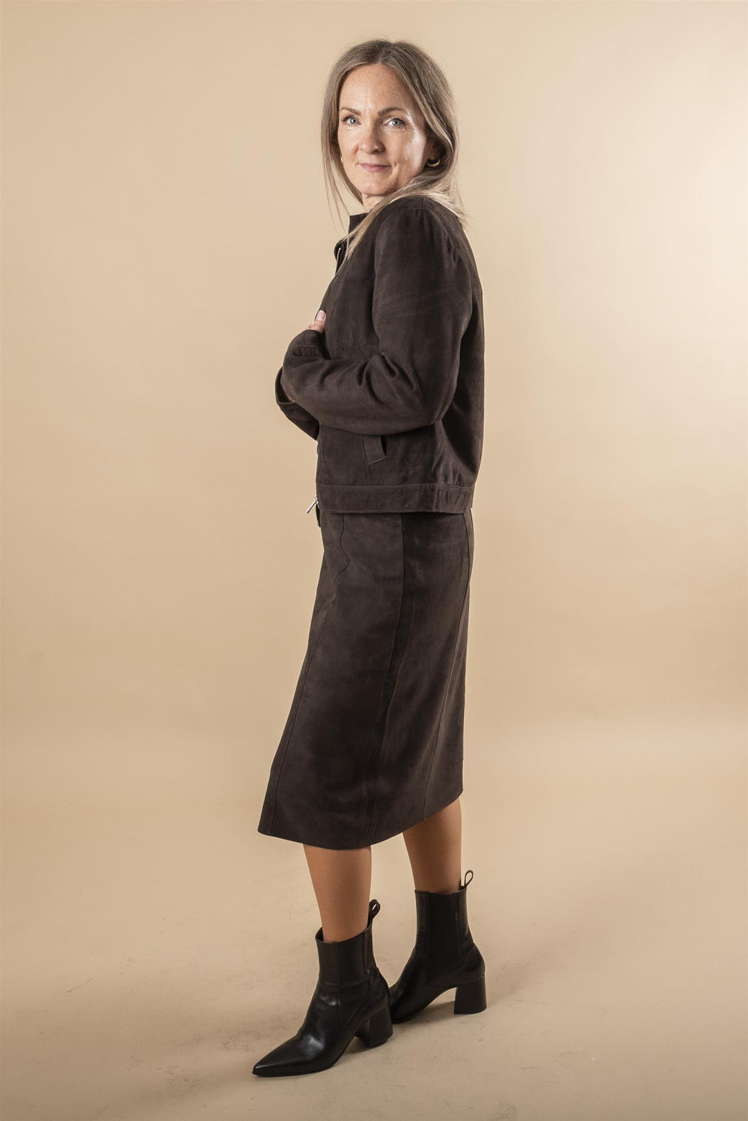 Carynn Leather Jacket - Mole&