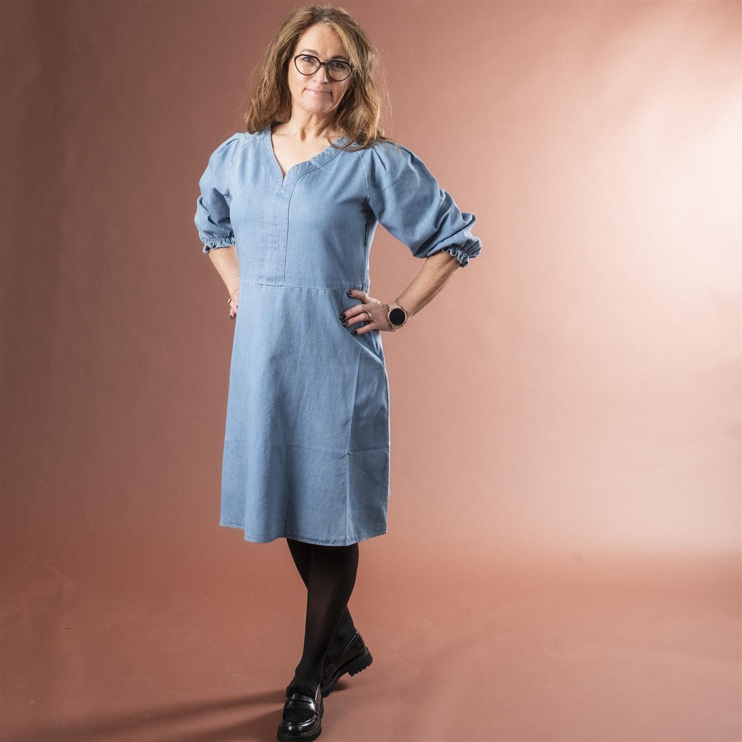 PZMALIA Denim Dress - Light Blue Denim