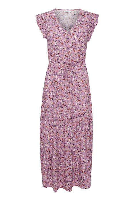 BYMMJOELLA FRILL DRESS - Ash Rose Mix