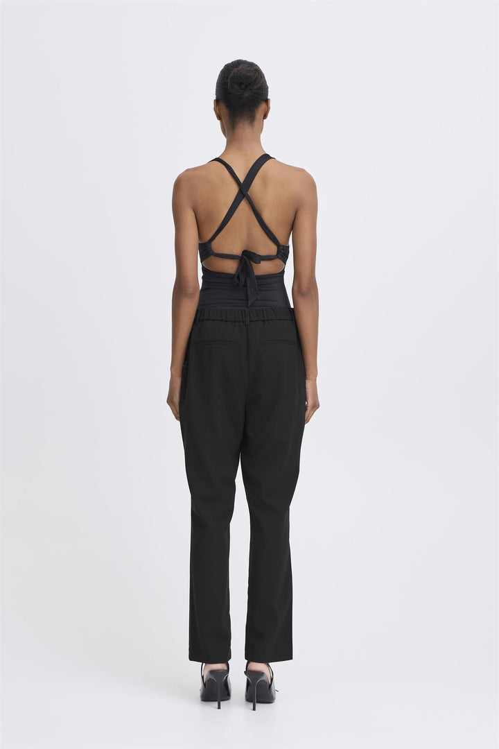 BYDANTA STRAIGTH PANTS - Black