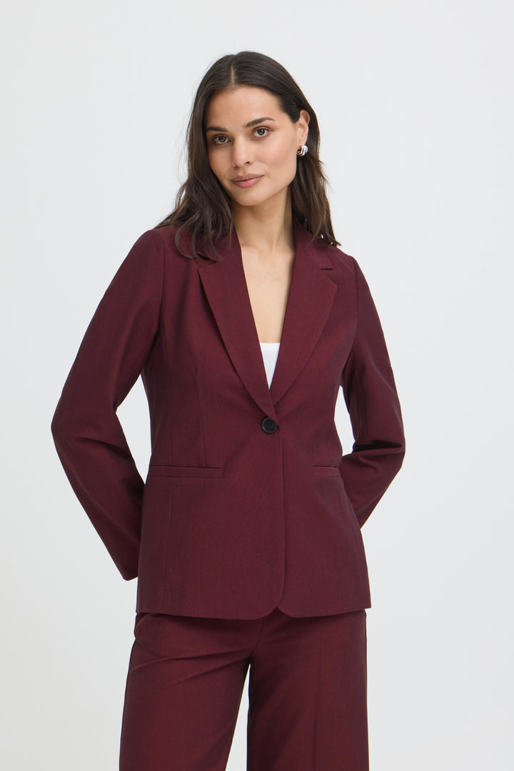 BYDANTA Classic Blazer 2 - Fig Melange