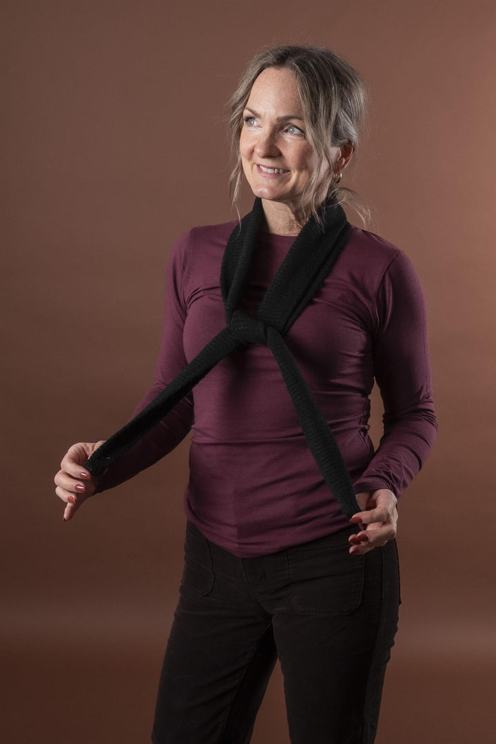 BYVILKO NARROW SCARF - Meteorite