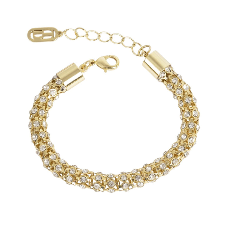 Moonlight Bracelet by Tone Damli - Gold/Crystal