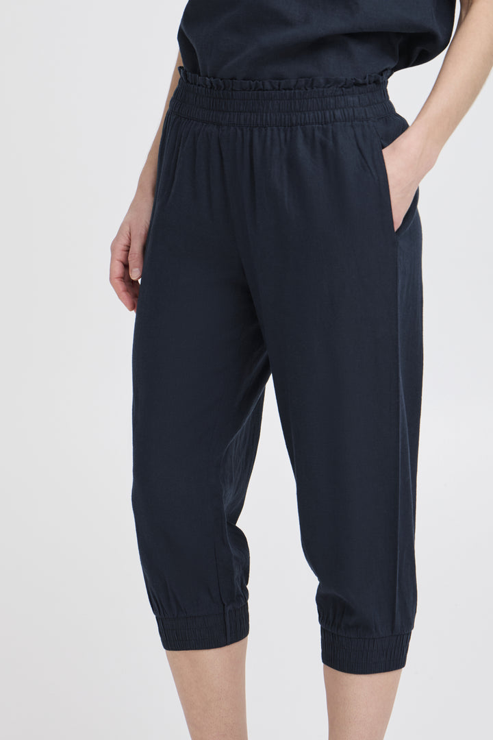 BYFALAKKA CAPRI PANTS - Copenhagen Night