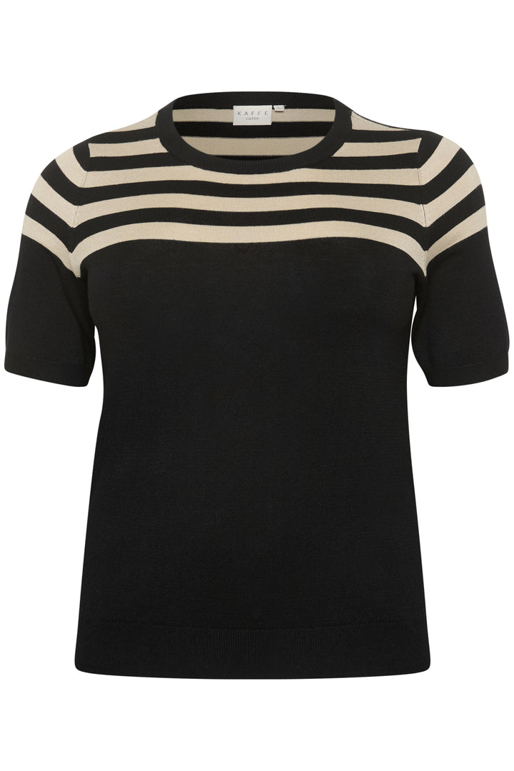 KClizzy Striped Pullover - Black/Feather Gray Half Stripe
