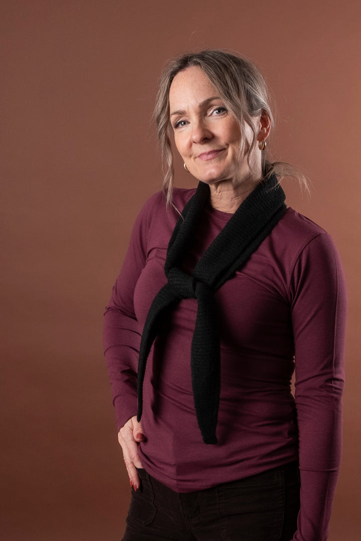 BYVILKO NARROW SCARF - Meteorite