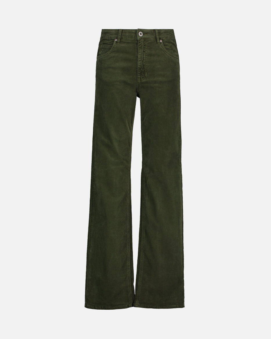 Hana Cord Pant - Mossy Green