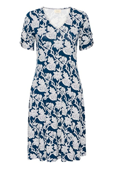 FRAMY Dress 2 - S. BLOOM NAVY