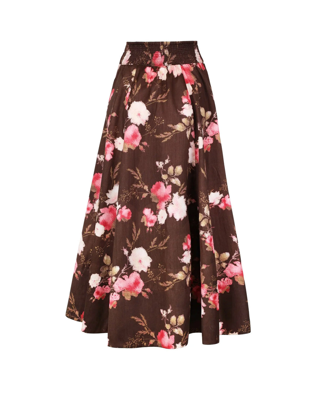 Tafeta Maxi Skirt - Soft Flower