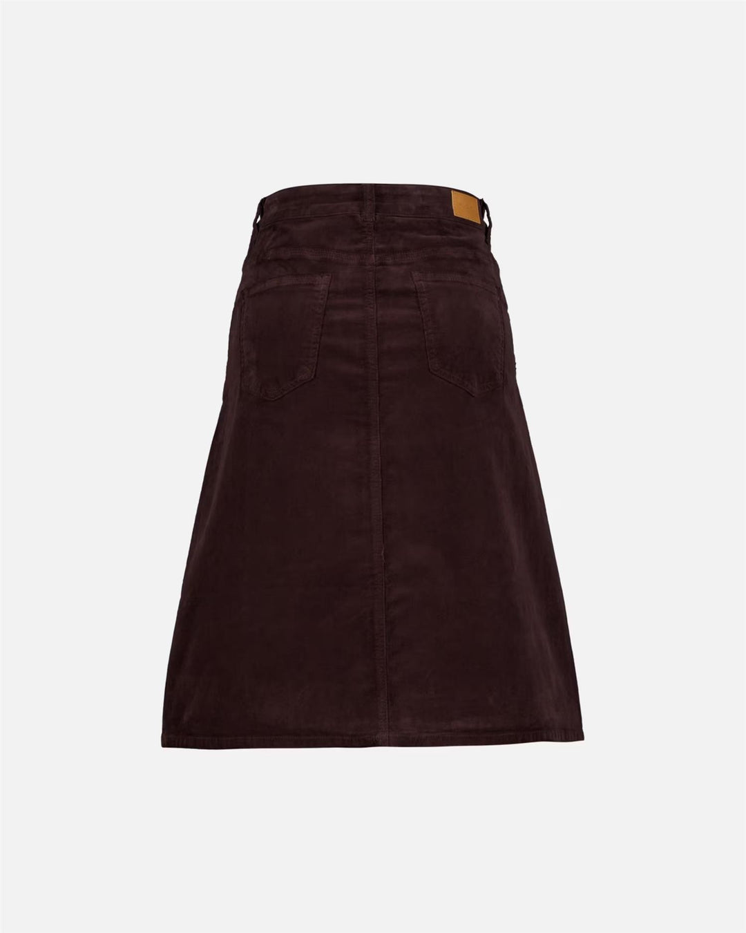 Hazel Cord Skirt- Chocolate