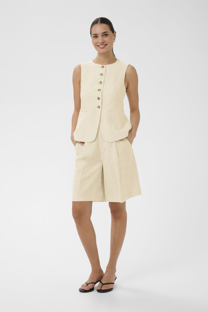 KAannetta Waist Coat - Feather Gray Melange