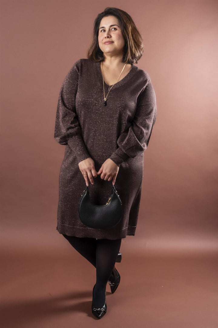 KCregitta Knit Dress - Black Coffee