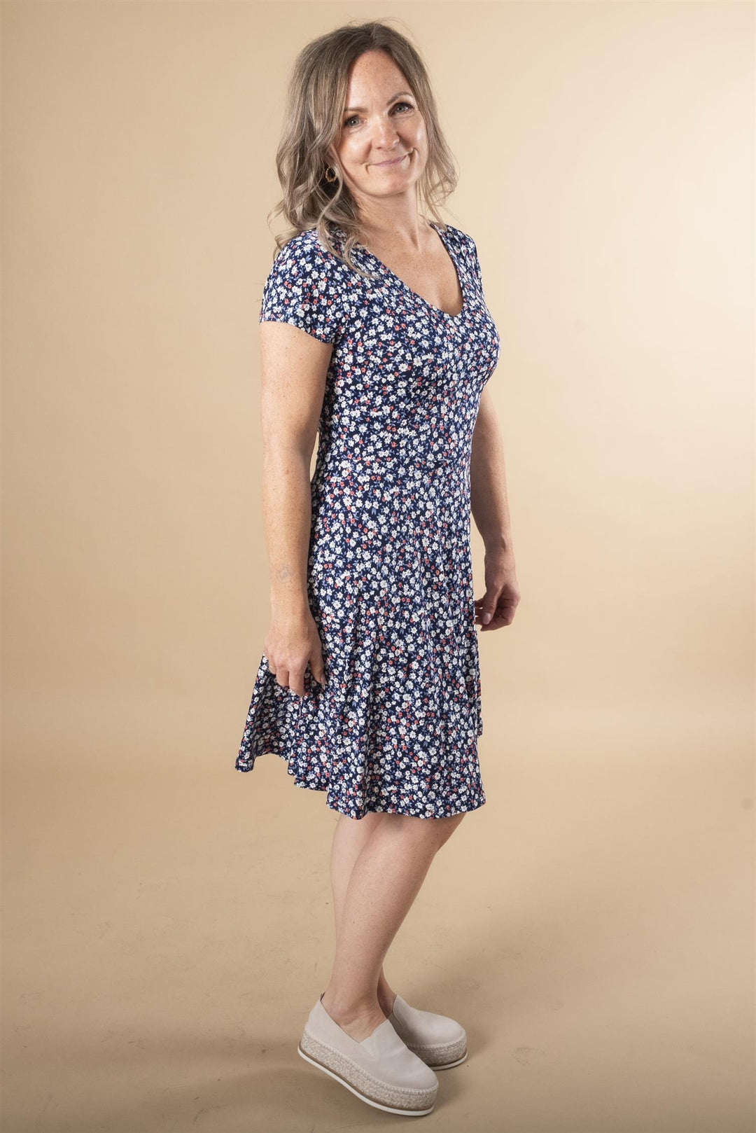 Laetitia Kelly Dress - Navy