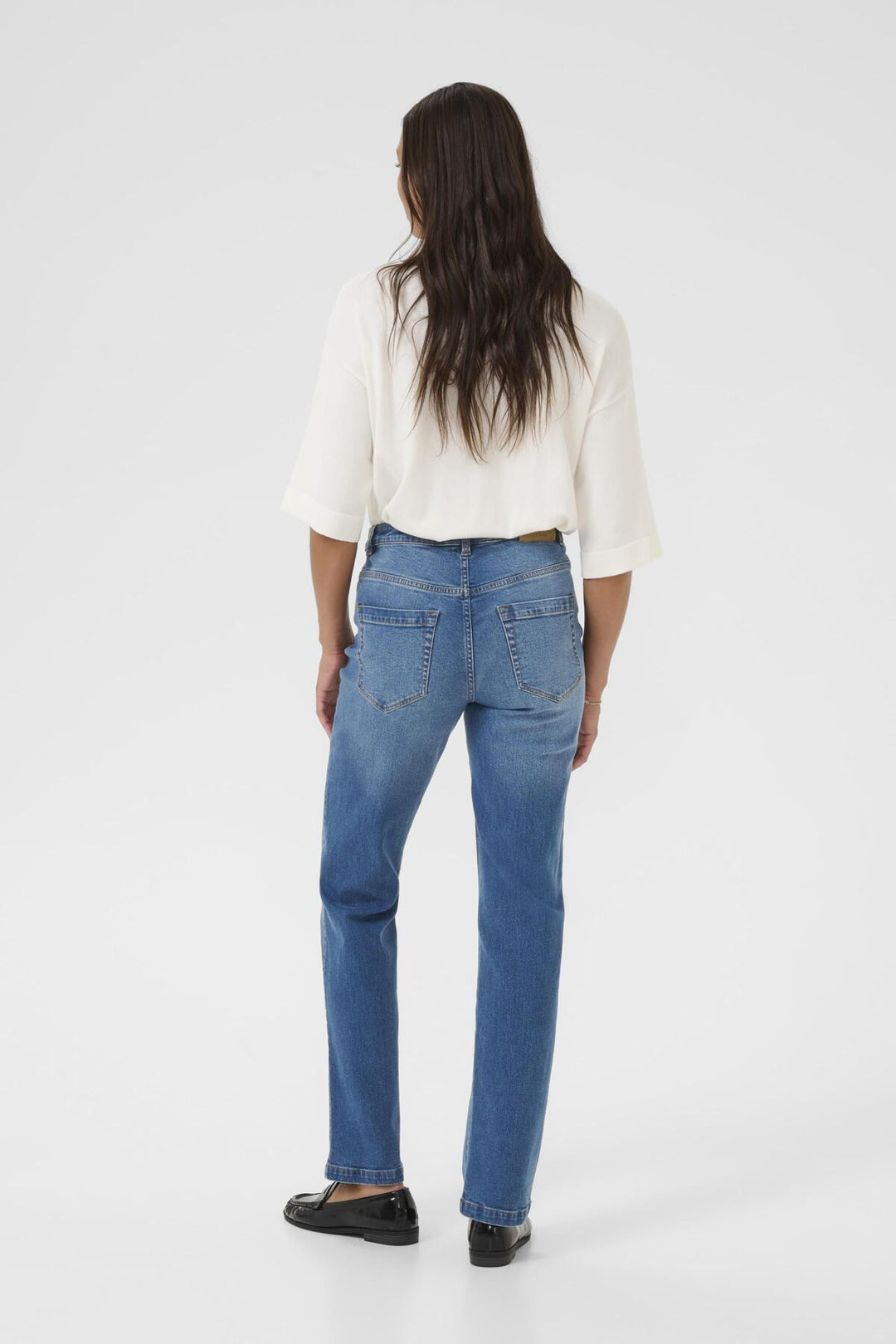 KAmaris Reg Fit Jeans - Medium blue denim