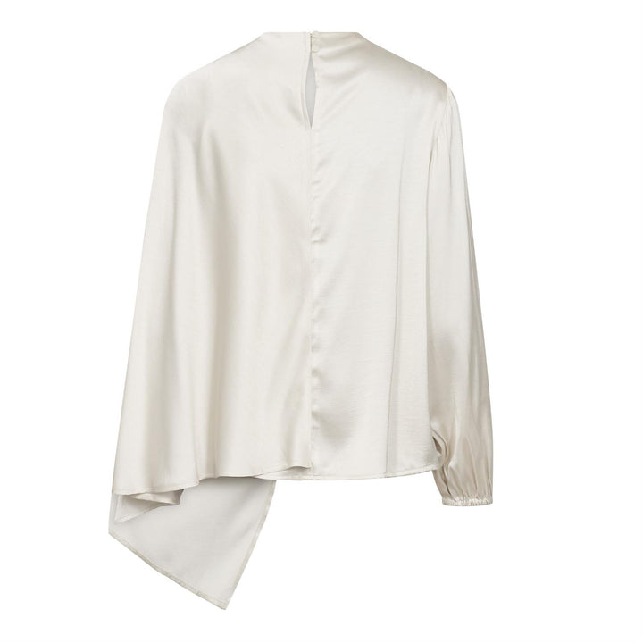 Idun Cape Blouse - OffWhite