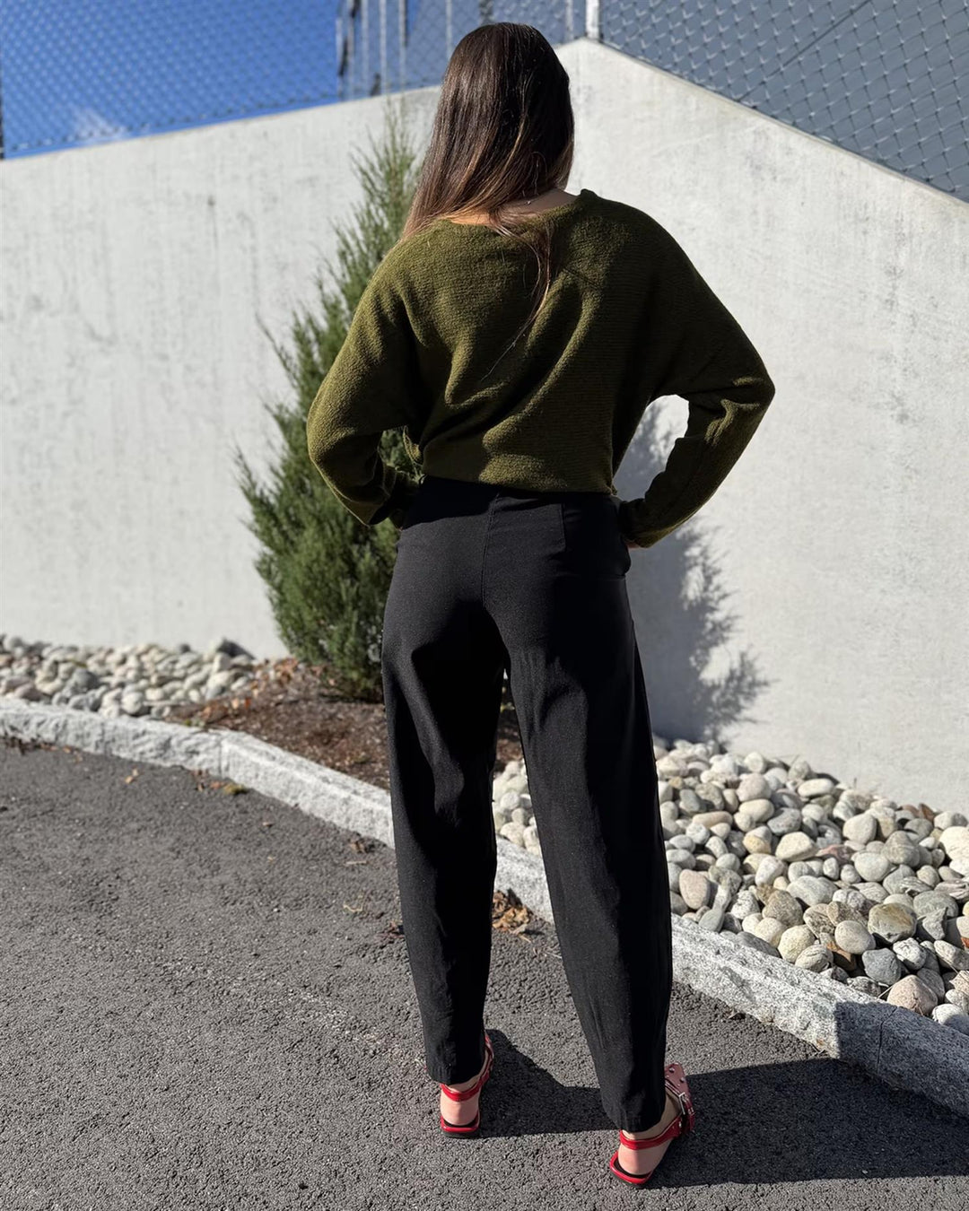 Mie Barrelpant - Black
