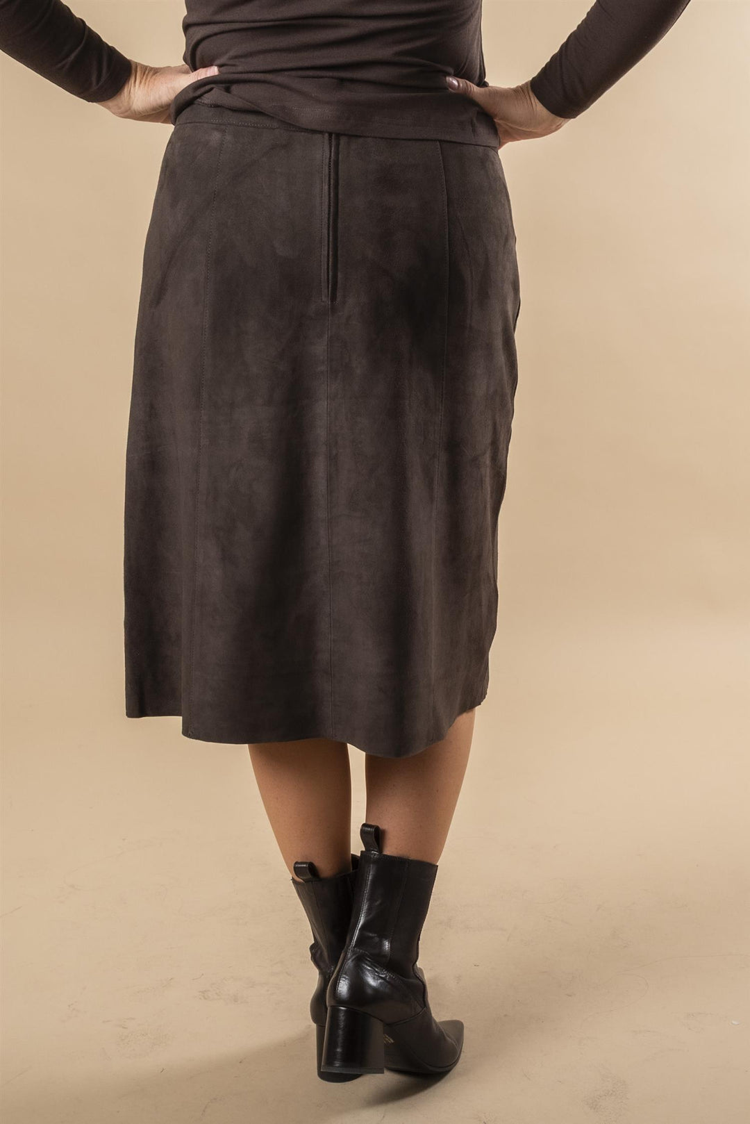 Cimia Leather Skirt - Molè