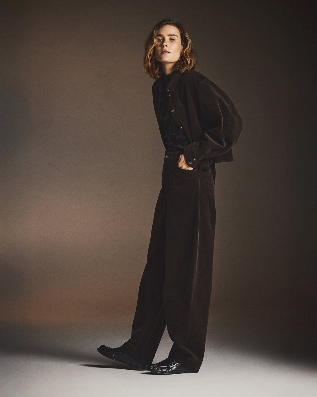 Filippa HighWaist Pants - Mole