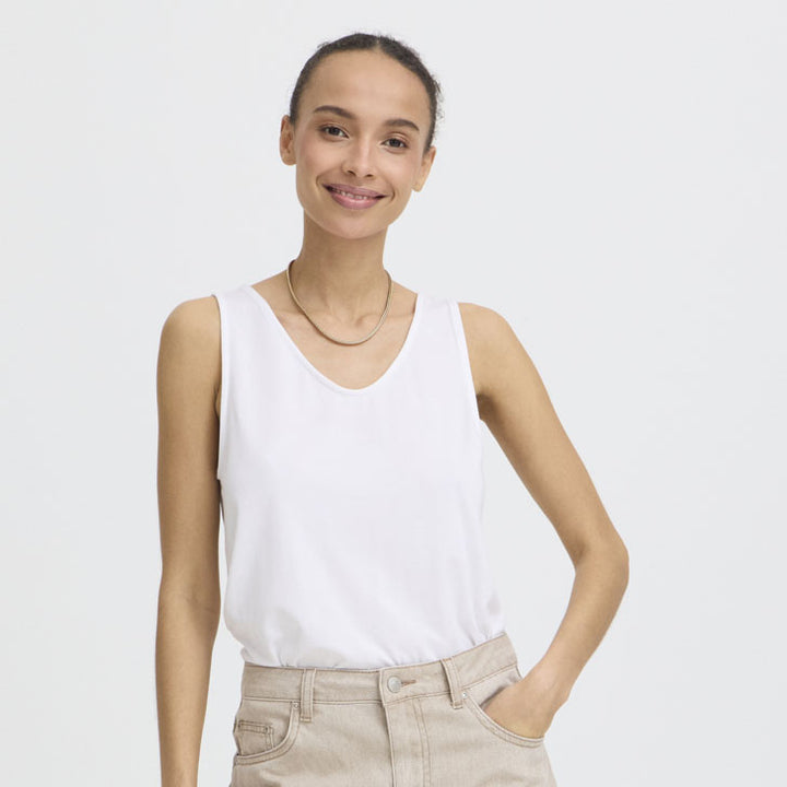 BYREXIMA TANK TOP - Optical White