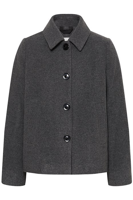 Lamilla Outerwear - Medium Grey Melange