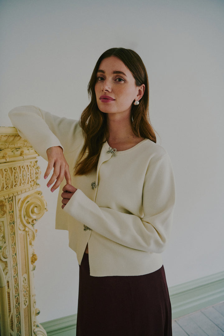 FRSALLY Cardigan - Whisper White