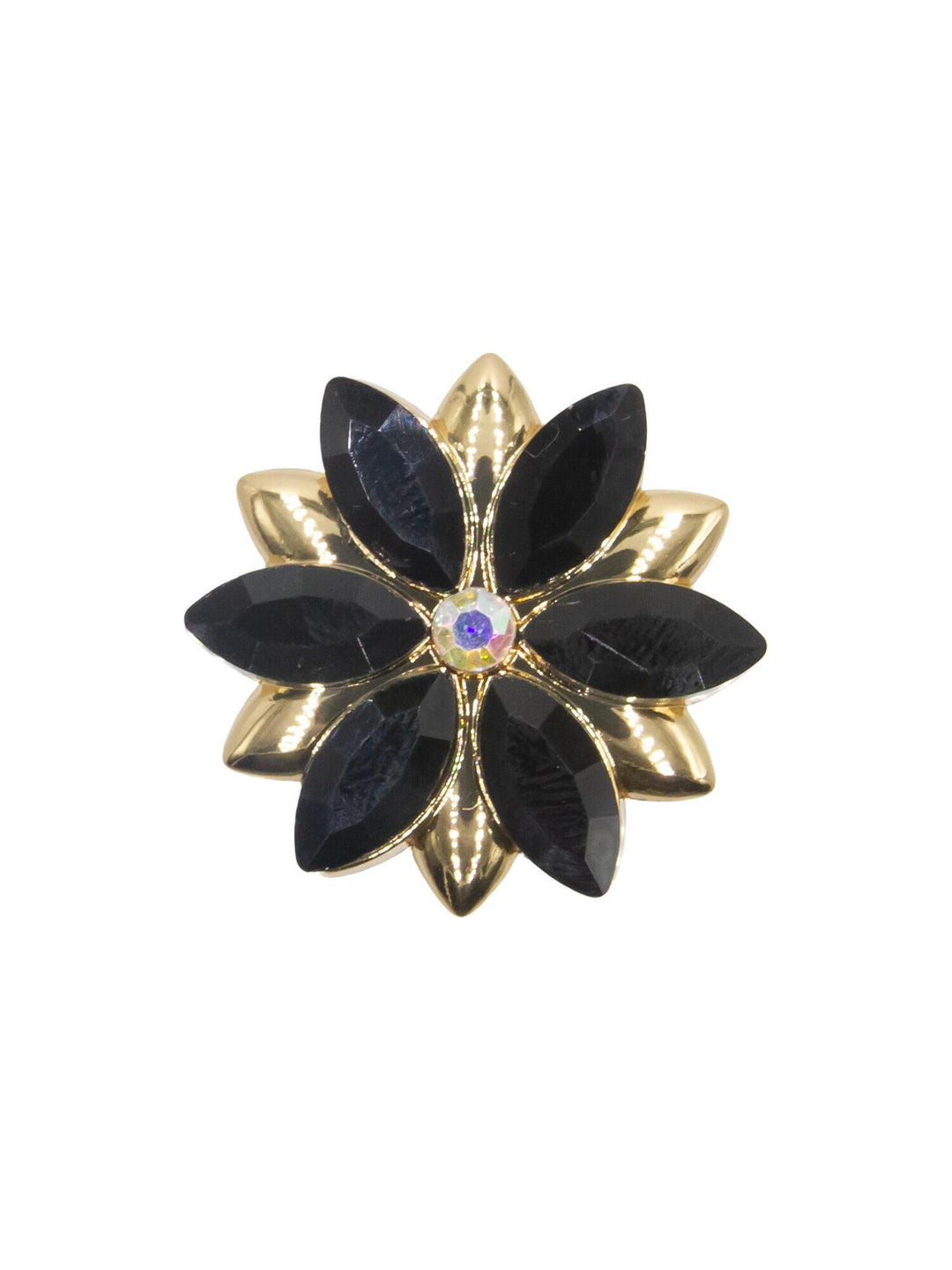 Pynteknapper m/strass - Black