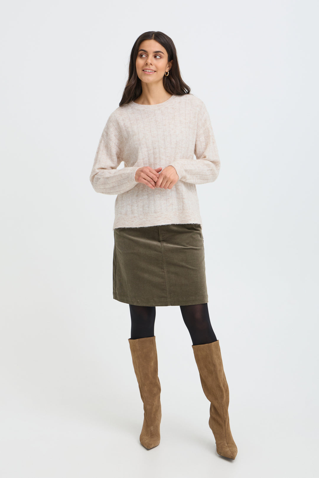 FRSANNY Pullover - Oatmeal Melange