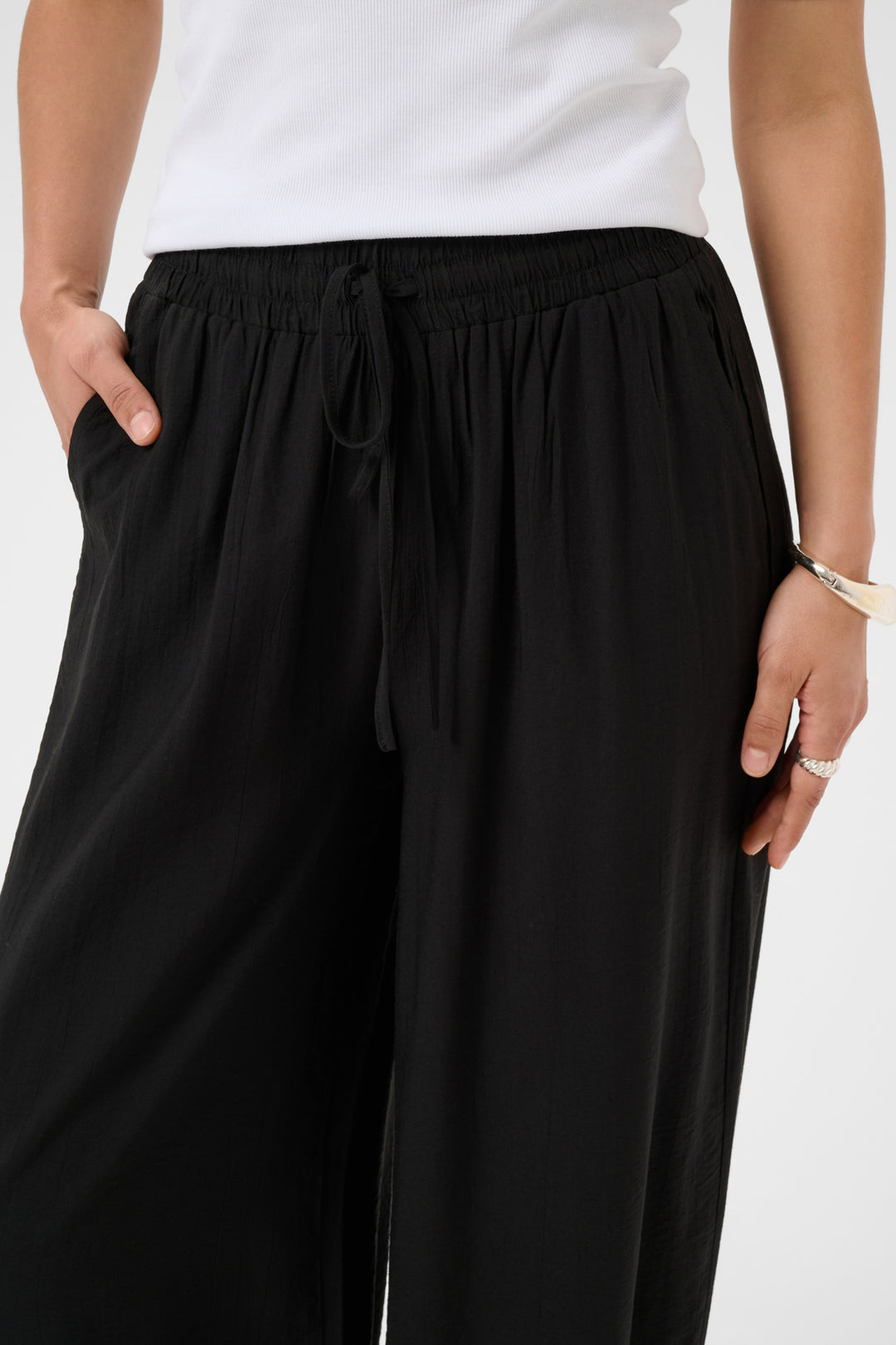 KAalberta Pants - Black deep