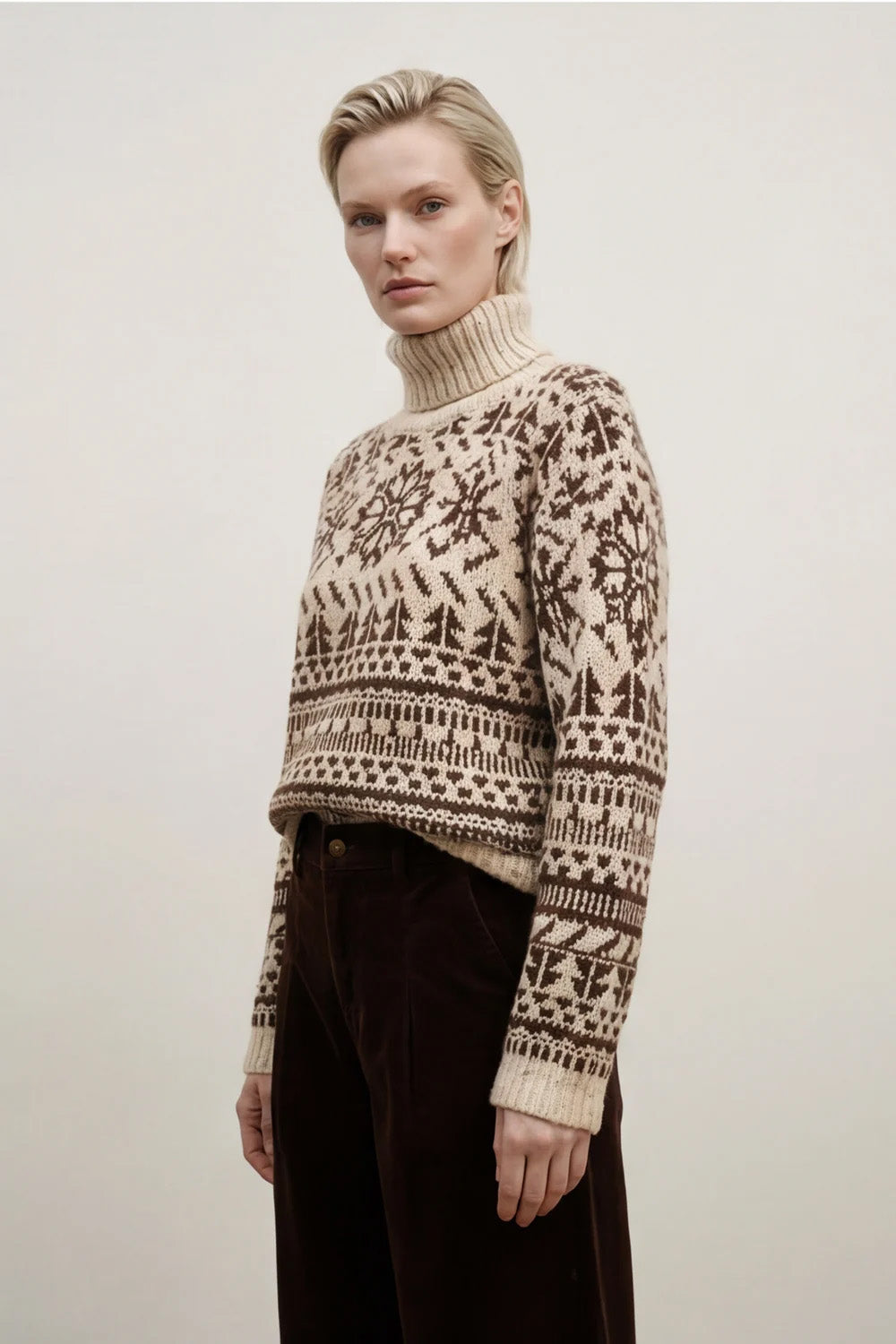 Alva Knit Pullover - Jord
