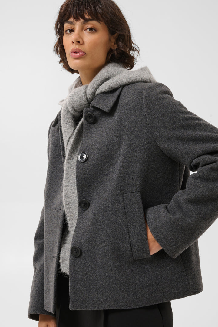 Lamilla Outerwear - Medium Grey Melange