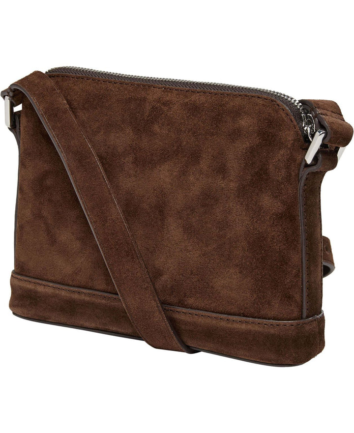 Diu Day Suede Bag  - Dark Brown