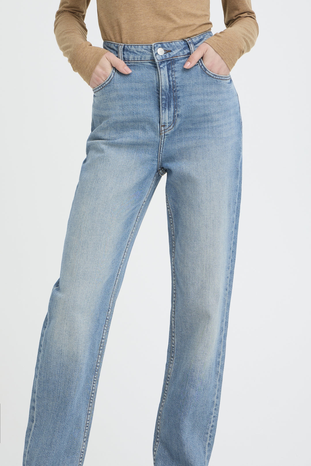BYLOVITA JEANS - Mid Blue Denim