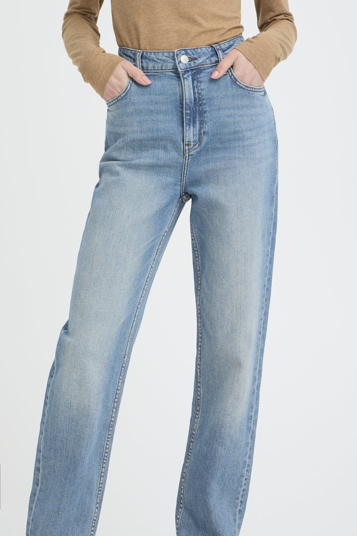 BYLOVITA JEANS - Mid Blue Denim