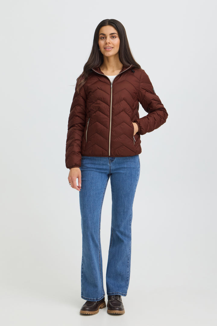 FRBAPADDING 1 OUTERWEAR - Rum Raisin