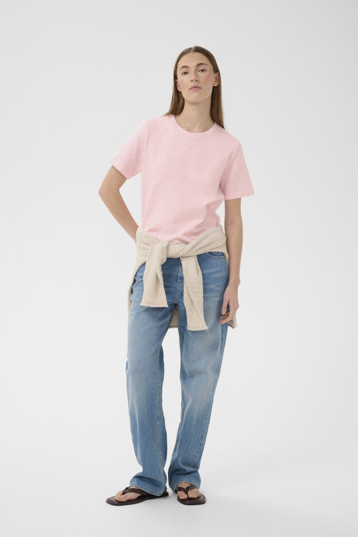 Vincent Melange Karmen T-Shirt - Candy Pink Melange