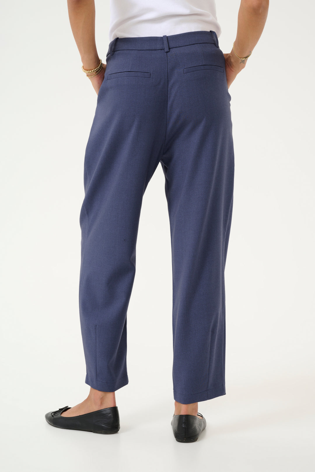 KAmerle 7/8 Pants Suiting - Blue Indigo Melange