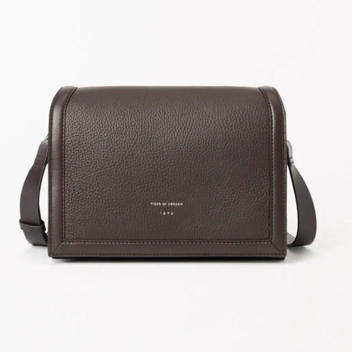 Sonti Crossbody Leather Bag - Dark Brown