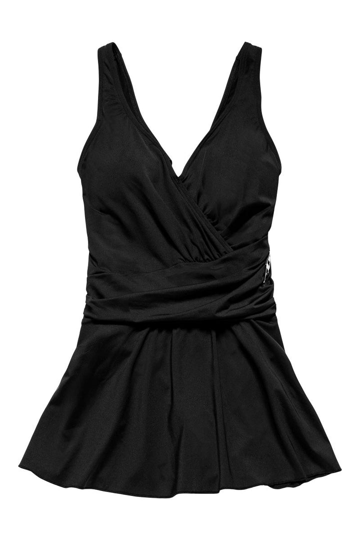 Venezia Solid Swimsuit - Black