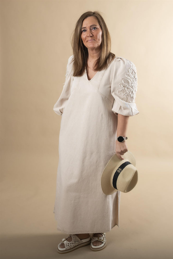 MelisseGO Dress - Creme Washed