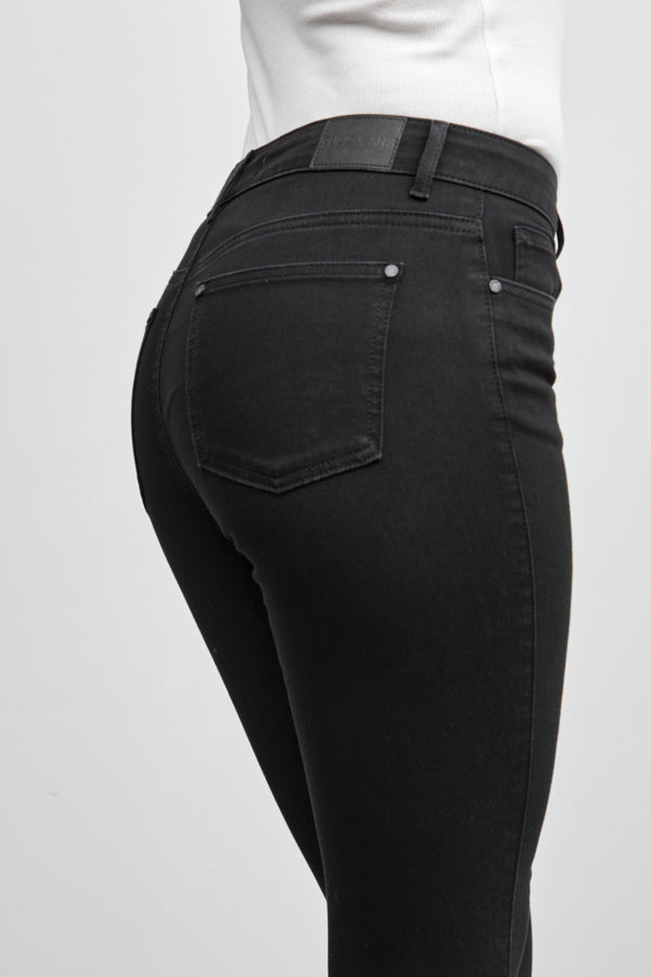 PZEMMELINA HighWaist Jeans Skinny Leg - Black Denim