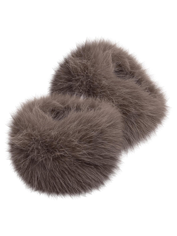 Cuff Fake Fur - Nature/Grå