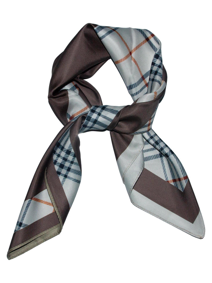 Skjerf Dobbeltside Rutet - Beige