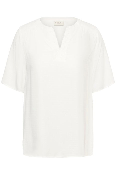 KCmina Lace Blouse - Chalk