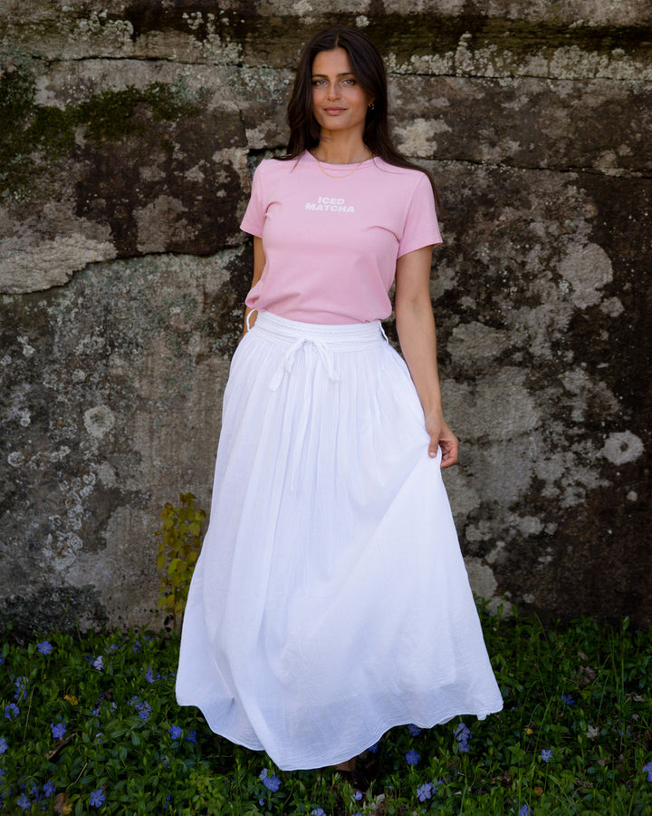 Dina Matcha T--shirt - Pink