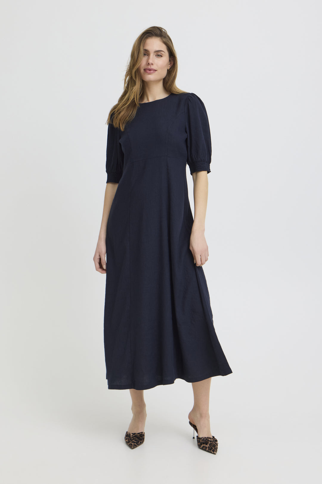PZLUCA LONG DRESS - Dark Sapphire